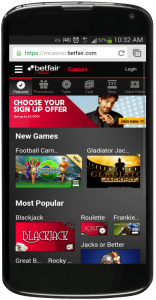 best mobile casinos betfair